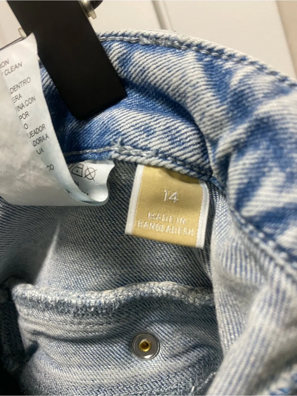 Michael Kors Light Blue Wide-Leg Jeans